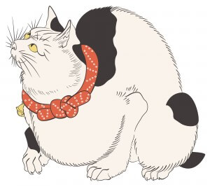 歌川国芳 鼠よけの猫( イメージイラスト)